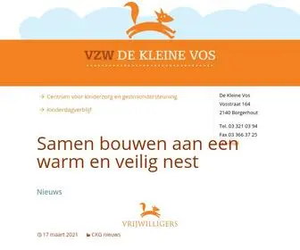 Dekleinevos.be(De kleine vos) Screenshot