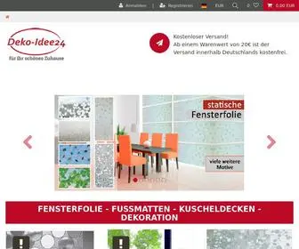 Deko-Idee24.de(Fußabstreifer) Screenshot
