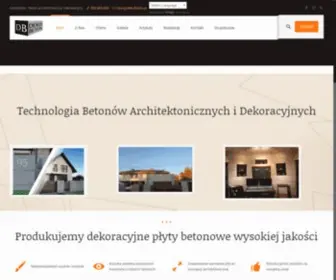 Dekobeton.pl(Beton architektoniczny producent) Screenshot