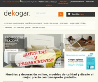 Dekogar.es(Muebles y decoración online) Screenshot