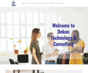 Dekontech.com.au(Dekon Technology & Consulting) Screenshot