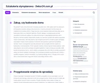 Dekor24.com.pl(Sztukateria styropianowa) Screenshot