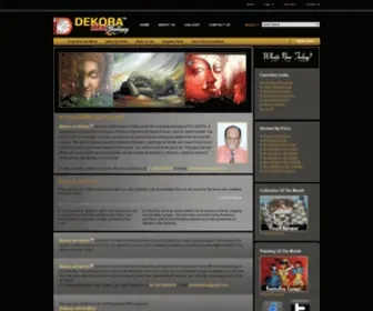 Dekoraart.com(India art gallery) Screenshot