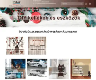 Dekoraciowebaruhaz.hu(Dekoráció Webáruház) Screenshot