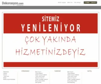 Dekorasyon.com(Dekorasyon, Nevresim, Yemek Takımı, Ev Tekstili) Screenshot