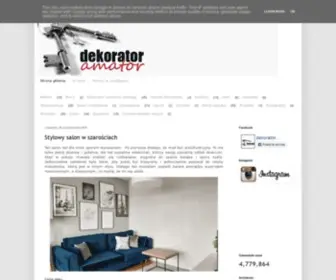 Dekoratoramator.pl(Dekorator amator) Screenshot