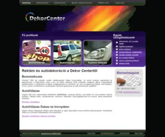 Dekorcenter.hu(DEKOR CENTER) Screenshot