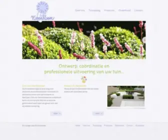 Dekorenbloem.com(Tuinen De Korenbloem) Screenshot