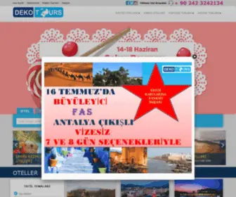 Dekotatil.com(DEKO TOURS) Screenshot