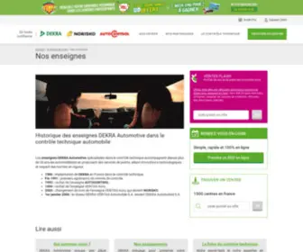 Dekra-Automotive.fr(Enseignes groupe Dekra Automotive) Screenshot