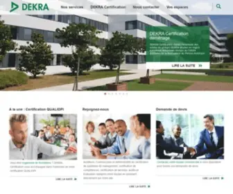 Dekra-Certification.fr(DEKRA Certification (France)) Screenshot