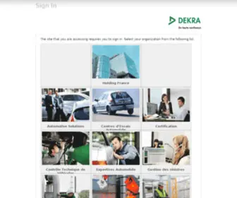 Dekra-Expert.fr(Accueil Dekra Automotive) Screenshot