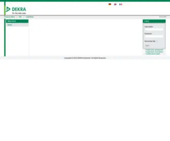 Dekra-Industrial.eu(DEKRA Automobil) Screenshot