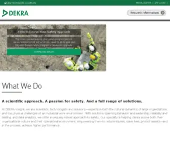 Dekra-Insight.com(DEKRA North America) Screenshot