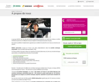 Dekra-Norisko.com(Contrôle technique et contre) Screenshot