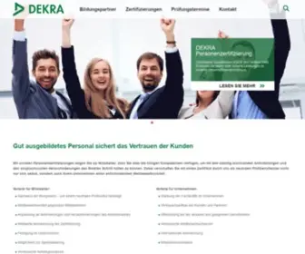 Dekra-Personenzertifizierung.de(DEKRA) Screenshot