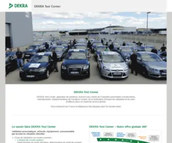 Dekra-Testcenter.fr(Accueil Dekra Automotive) Screenshot