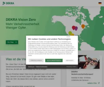 Dekra-Vision-Zero.com(Dekra Vision Zero) Screenshot