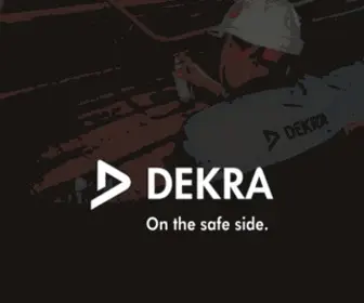 Dekrarsa.com(DEKRA Industrial RSA) Screenshot