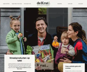 Dekrat.nl(De duurzame maaltijdbox met streekproducten thuisbezorgd) Screenshot