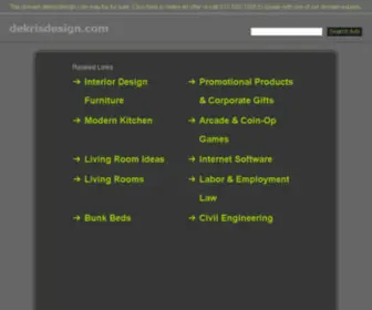 Dekrisdesign.com(Interior Design) Screenshot