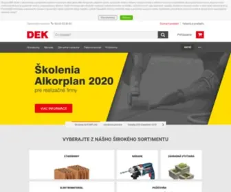 Dek.sk(Stavebniny DEK) Screenshot