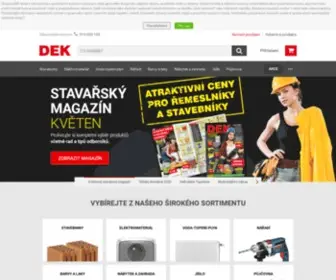Dektrade.cz(Stavebniny DEK) Screenshot