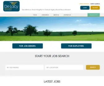 Delacyexecutive.co.uk(Agriculture and horticulture jobs from De Lacy Executive) Screenshot