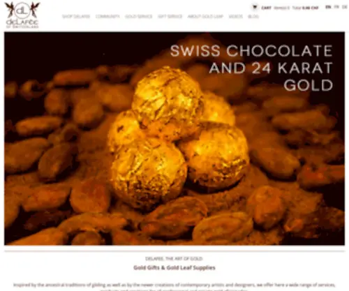Delafee.com(Gold luxury gifts) Screenshot