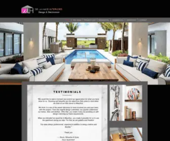 Delahayeinteriors.com(De la Haye Interiors) Screenshot