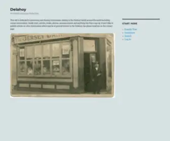 Delahoy.com(Worldwide Genealogy) Screenshot