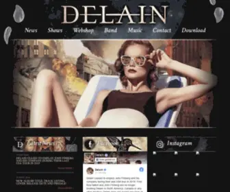 Delain.nl(Delain) Screenshot