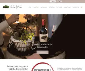 Delajasse.com(Découvrez les vins de la Jasse) Screenshot