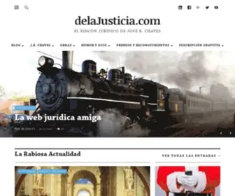 Delajusticia.com(El rincón jurídico de José R) Screenshot