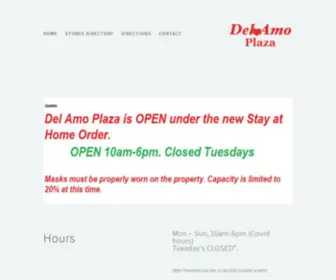 Delamoswapmeet.com(Del Amo Plaza) Screenshot