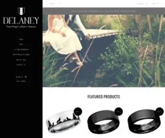 Delaneyrings.com(Delaney Rings) Screenshot