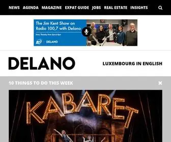 Delano.lu(Luxembourg in English) Screenshot