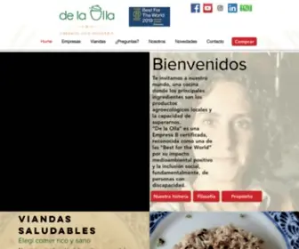 Delaolla.com.ar(Alimentos saludables Capital Federal) Screenshot