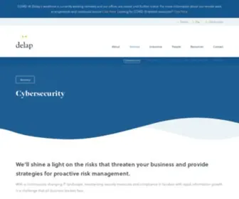 Delapcyber.com(Cybersecurity Services) Screenshot