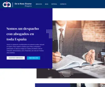 Delarosalvarezabogados.com(De la Rosa Álvarez Abogados) Screenshot