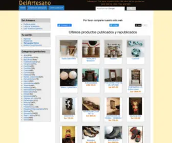 Delartesano.com.ar(Escorts VIP) Screenshot