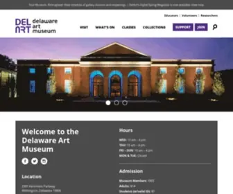 Delart.org(Delaware Art Museum) Screenshot