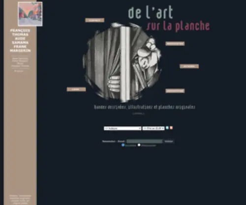 Delartsurlaplanche.com(De l'art sur la planche) Screenshot