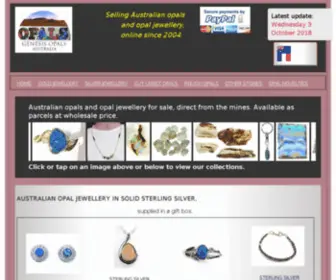 Delarue-Opals.com(Australian opals and opal jewelry for sale) Screenshot