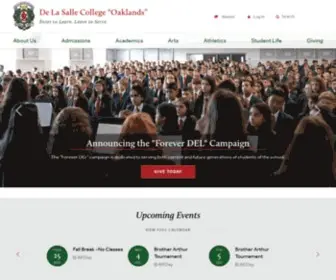 Delasalle.ca(De La Salle College "Oaklands") Screenshot