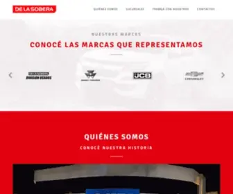 Delasobera.com.py(De La Sobera) Screenshot