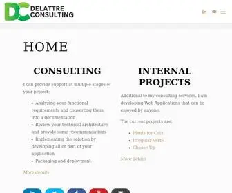 Delattreconsulting.com(Delattre Consulting) Screenshot