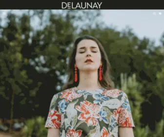 Delaunaycollection.com(Sustainable Luxury Fashion) Screenshot