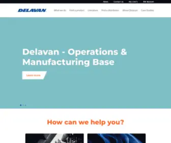 Delavan.co.uk(Industrial Spray Nozzles for Aerospace) Screenshot