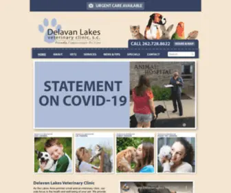 Delavanlakesvet.com(Delavan Lakes Veterinary Clinic) Screenshot